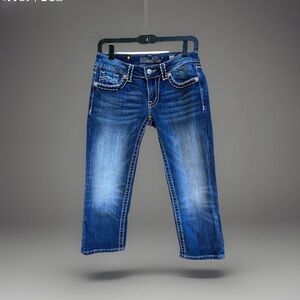 Miss Me Capri Jeans Size 27 Blue